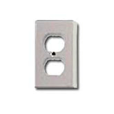 Leviton 83003 Metal 1 Gang Double Receptacle Wallplate